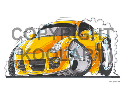 Porsche Cayman Yellow (SKU1912)