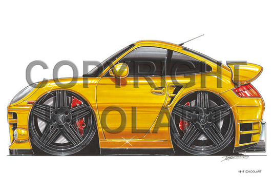 Porsche 911 Yellow (SKU1917)