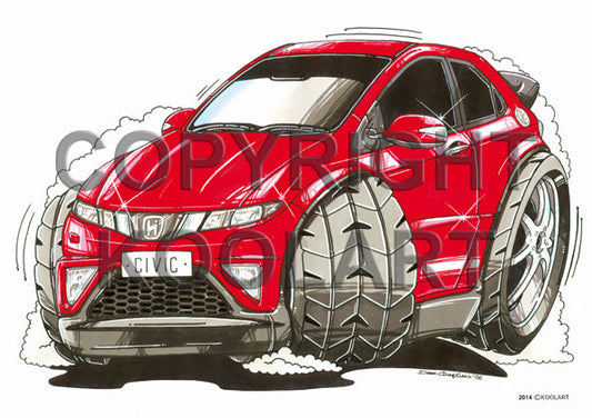 Honda Civic Red (SKU2014)