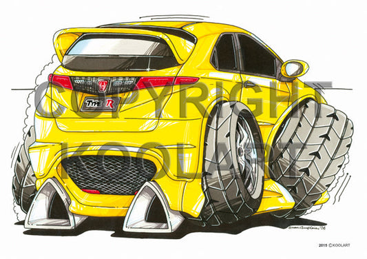 Honda Civic Type R Yellow (SKU2015)