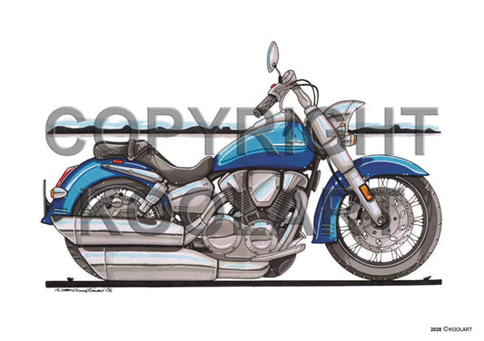 Honda VTX 1300 Blue (SKU2028)