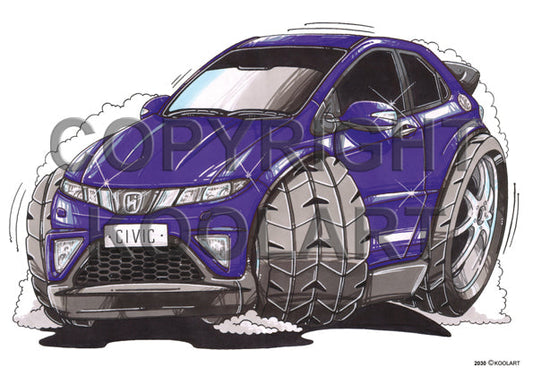 Honda Civic Purple (SKU2030)