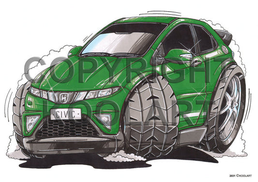 Honda Civic Green (SKU2031)