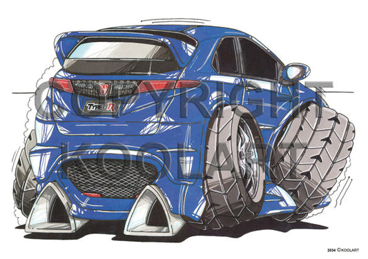 Honda Civic Type R Blue (SKU2034)