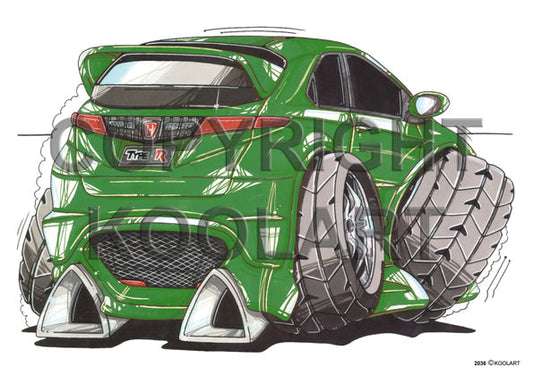 Honda Civic Type R Green (SKU2036)
