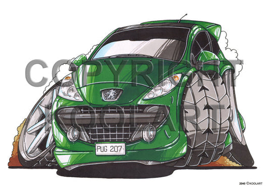 Peugeot 207 Green (SKU2040)