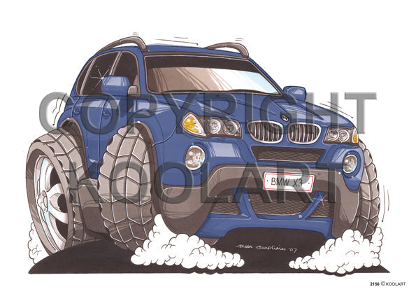 BMW X3 Blue (SKU2156)