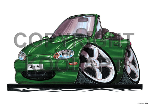 Mazda MX-5 (New Style) Green (SKU224)