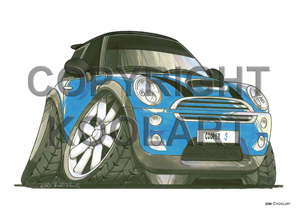 Mini Cooper S Blue/Black (SKU2296)