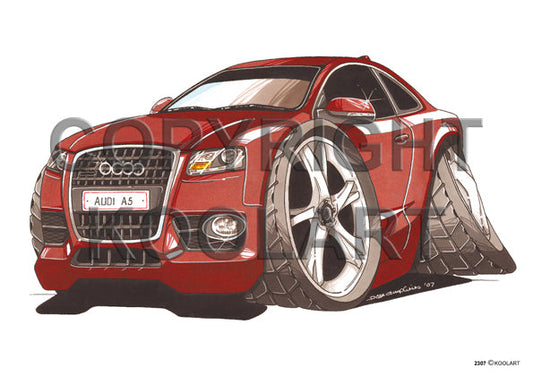 Audi A5 Red (SKU2307)
