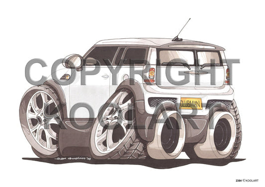 Mini Clubman White (SKU2384)