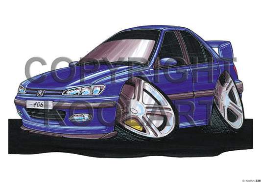 Peugeot 406 Blue (SKU238)