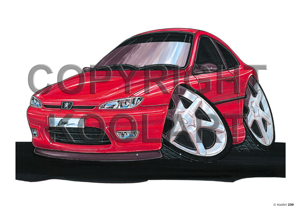 Peugeot 406 Coupe Red (SKU239)