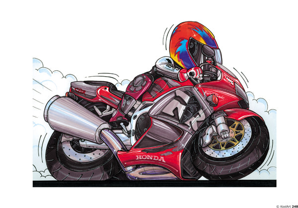 Honda Fireblade Red / Black With Rider (SKU248)