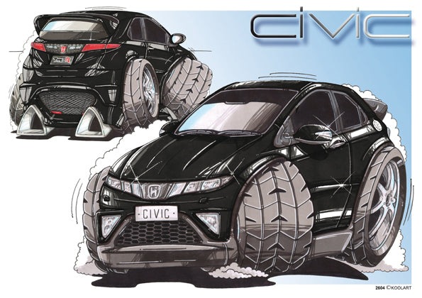 Honda Civic Black (SKU2604)