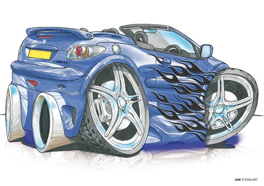 Peugeot 206CC Tuning Blue (SKU2686)
