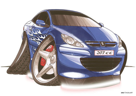Peugeot 307CC Tuning Blue (SKU2692)