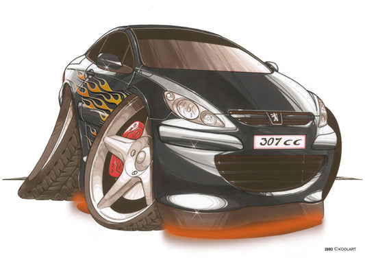 Peugeot 307CC Tuning Black (SKU2693)