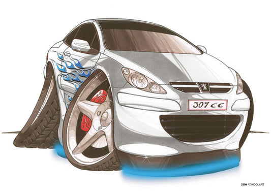 Peugeot 307CC Tuning White (SKU2694)