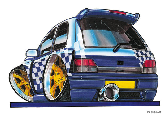 Renault Clio Tuning Blue (SKU2739)