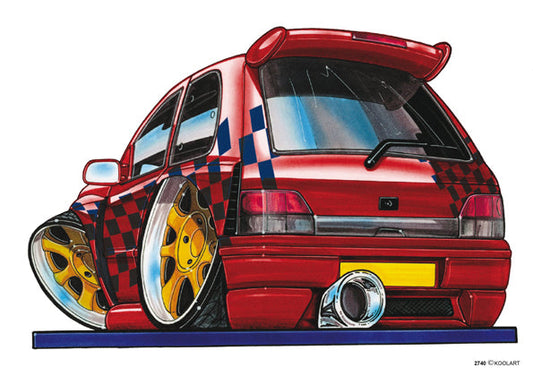 Renault Clio Tuning Red (SKU2740)