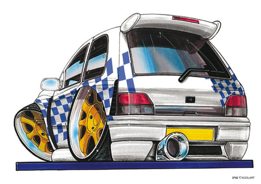 Renault Clio Tuning White (SKU2742)
