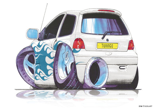 Renault Twingo Tuning White (SKU2746)