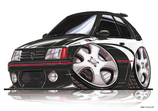 Peugeot 205 Gti Tuning Black (SKU2764)