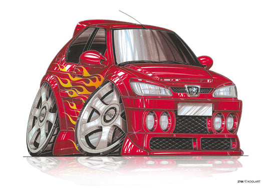 Peugeot 306 Tuning Red (SKU2766)