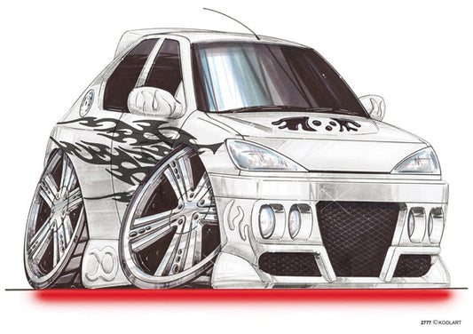 Peugeot 106 Tuning White (SKU2777)