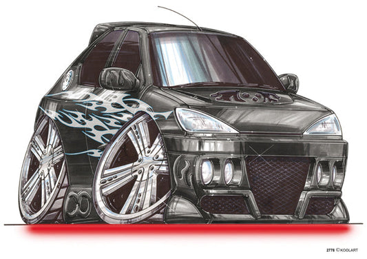 Peugeot 106 Tuning Black (SKU2778)