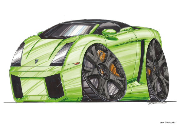 Lamborghini Spyder Green (SKU2874)