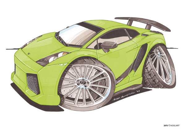 Lamborghini Gallardo Green (SKU2876)
