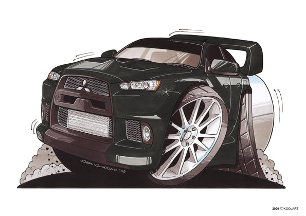 Mitsubishi Evo X Black (SKU2909)