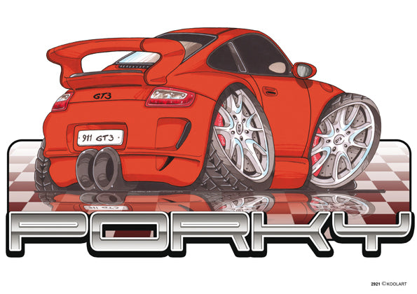 Porsche 911 "Porky" Red (SKU2921)