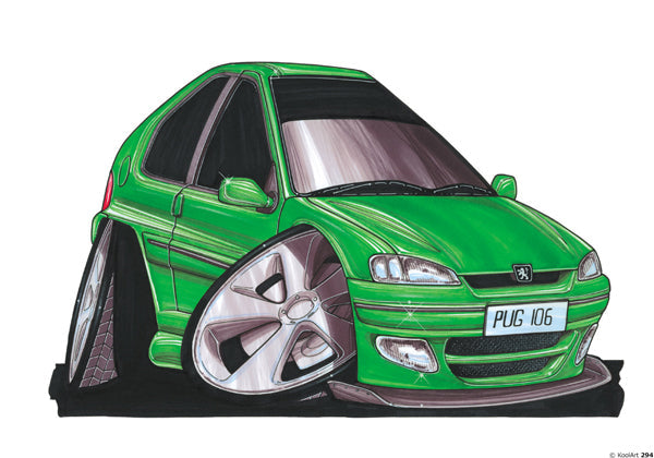 Peugeot 106 Green (SKU294)