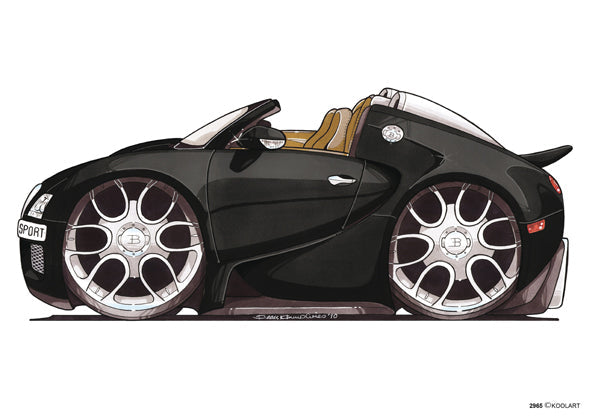 Bugatti Veyron Roadster Black (SKU2965)
