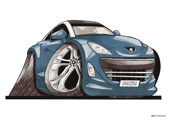 Peugeot RCZ Blue (SKU2993)