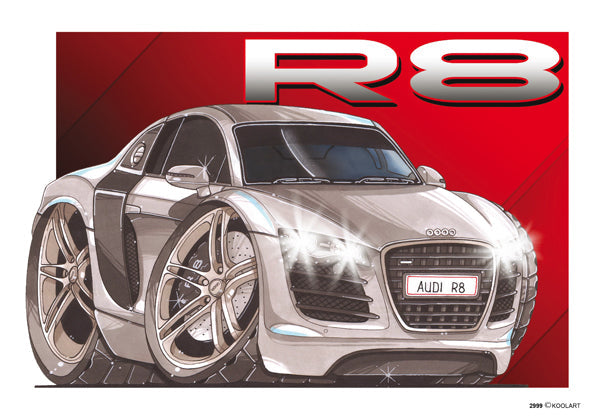 Audi R8 Silver (SKU2999)