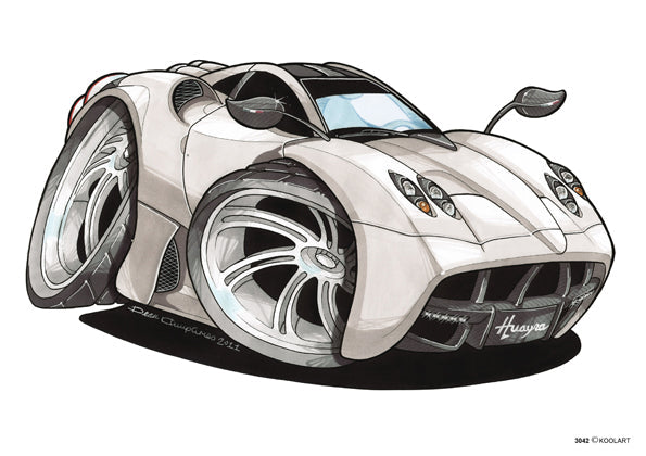 Pagani Huayra Silver (SKU3042)
