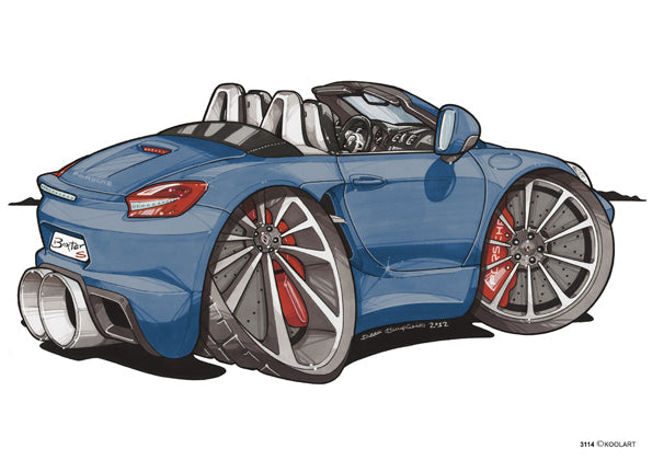 Porsche Boxter S Blue (SKU3114)