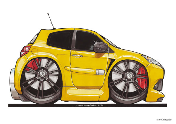Renault Clio RS Yellow (SKU3139)