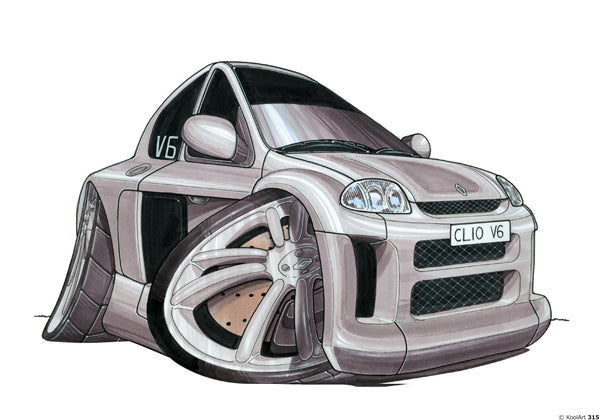 Renault Clio V6 3 Litre Silver (SKU315)