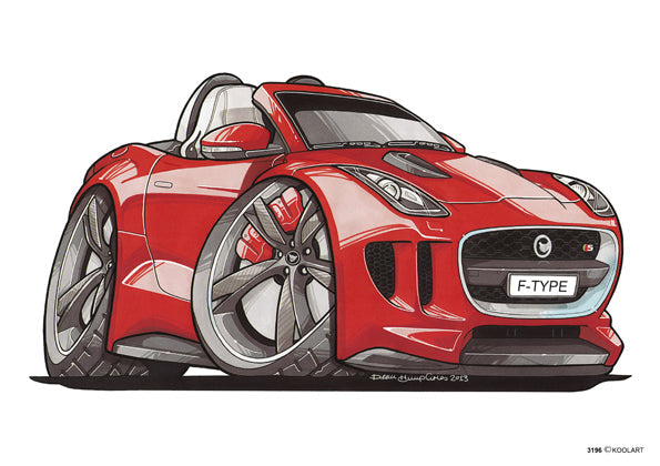 Jaguar F-Type Red (SKU3196)