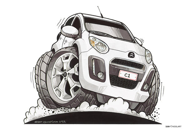 Citroen C1 White (SKU3209)