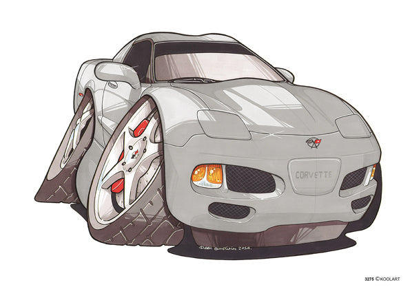 Chevrolet Corvette C5 Silver (SKU3275)