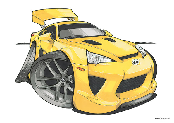 Lexus Lfa Yellow (SKU3308)