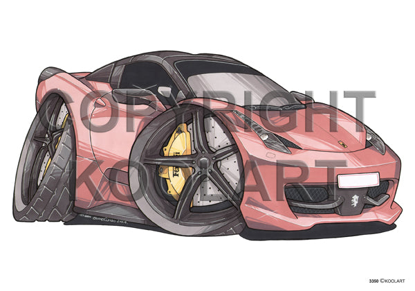 Ferrari 458 Spider Pink (SKU3350)