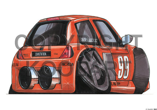 Renault Clio Racer Orange (SKU362)