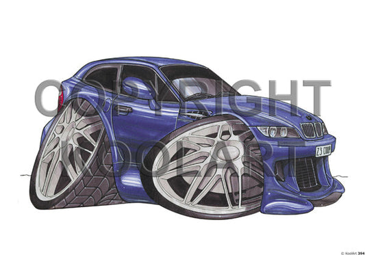 BMW Z3 Coupe Blue (SKU394)